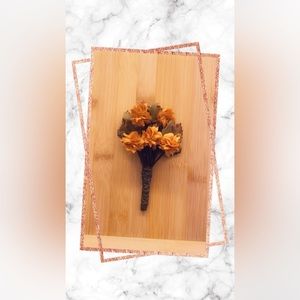 Custom Made Silk Boutonniere